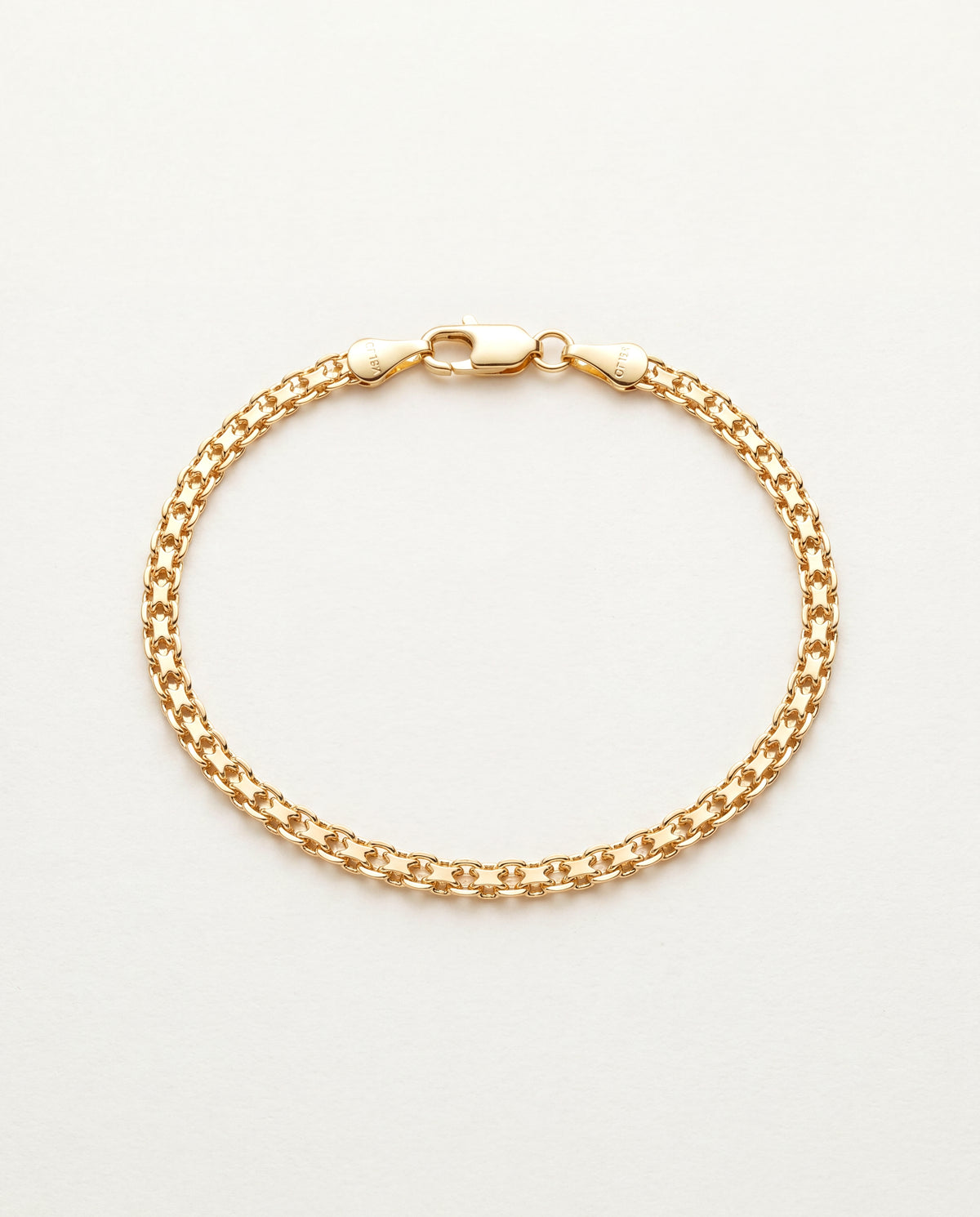 18KT Gold Filled Bracelets, Gold Filled Mesh Bracelet | 3mm Width | 7–7.5 Inch Size by HAUS OF MONOGRAM