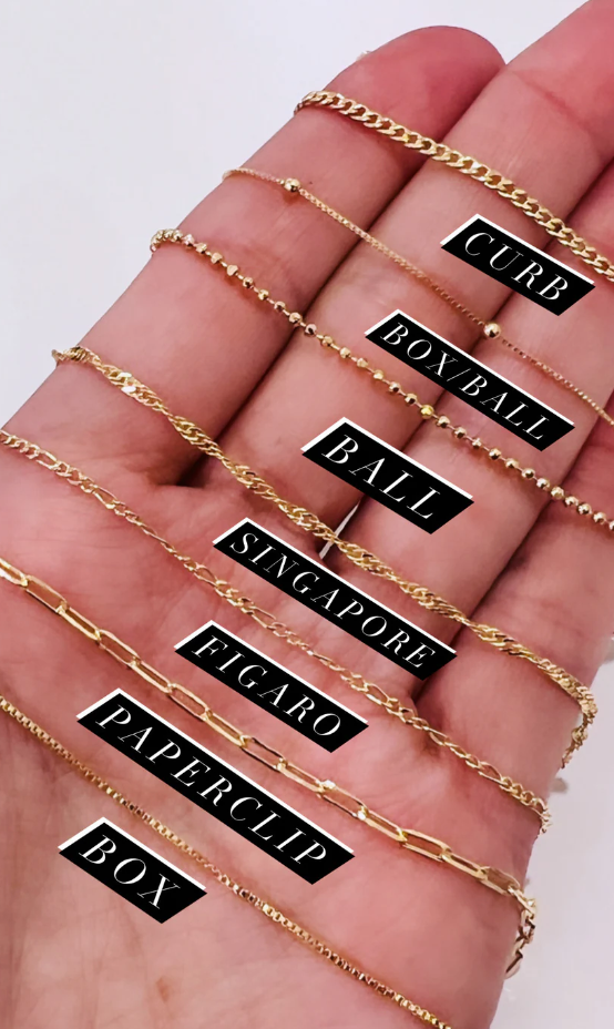 Gold Filled Block Initial Necklace | Personal, Polished & Timeless by HAUS OF MONOGRAM - Necklaces, 16" / Curb, HOM-1-2452