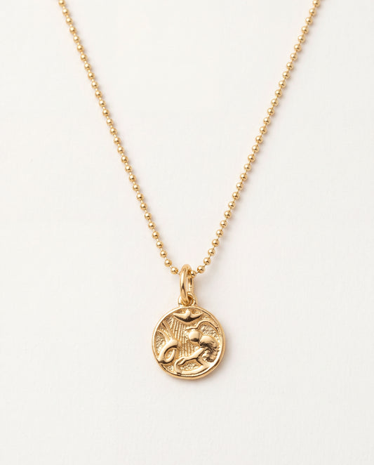 18KT Gold Filled Necklaces, Gold Filled Nativity Charm Necklace | 18K Pendant Chain by HAUS OF MONOGRAM