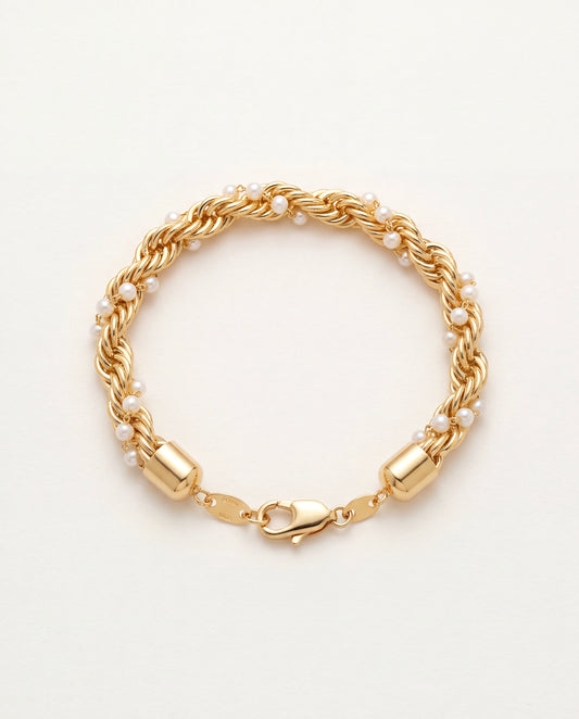 Gold Filled Pearl Rope Bracelet