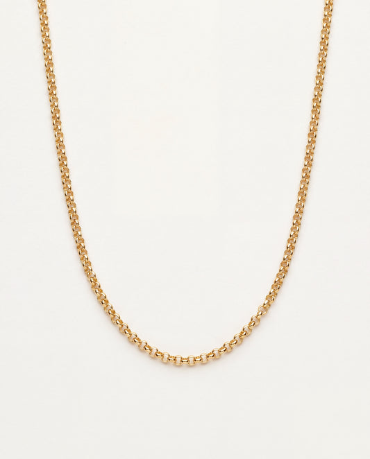 18KT Gold Filled Necklaces, Gold Filled 1.5mm Rolo Necklace | Unisex Chain by HAUS OF MONOGRAM