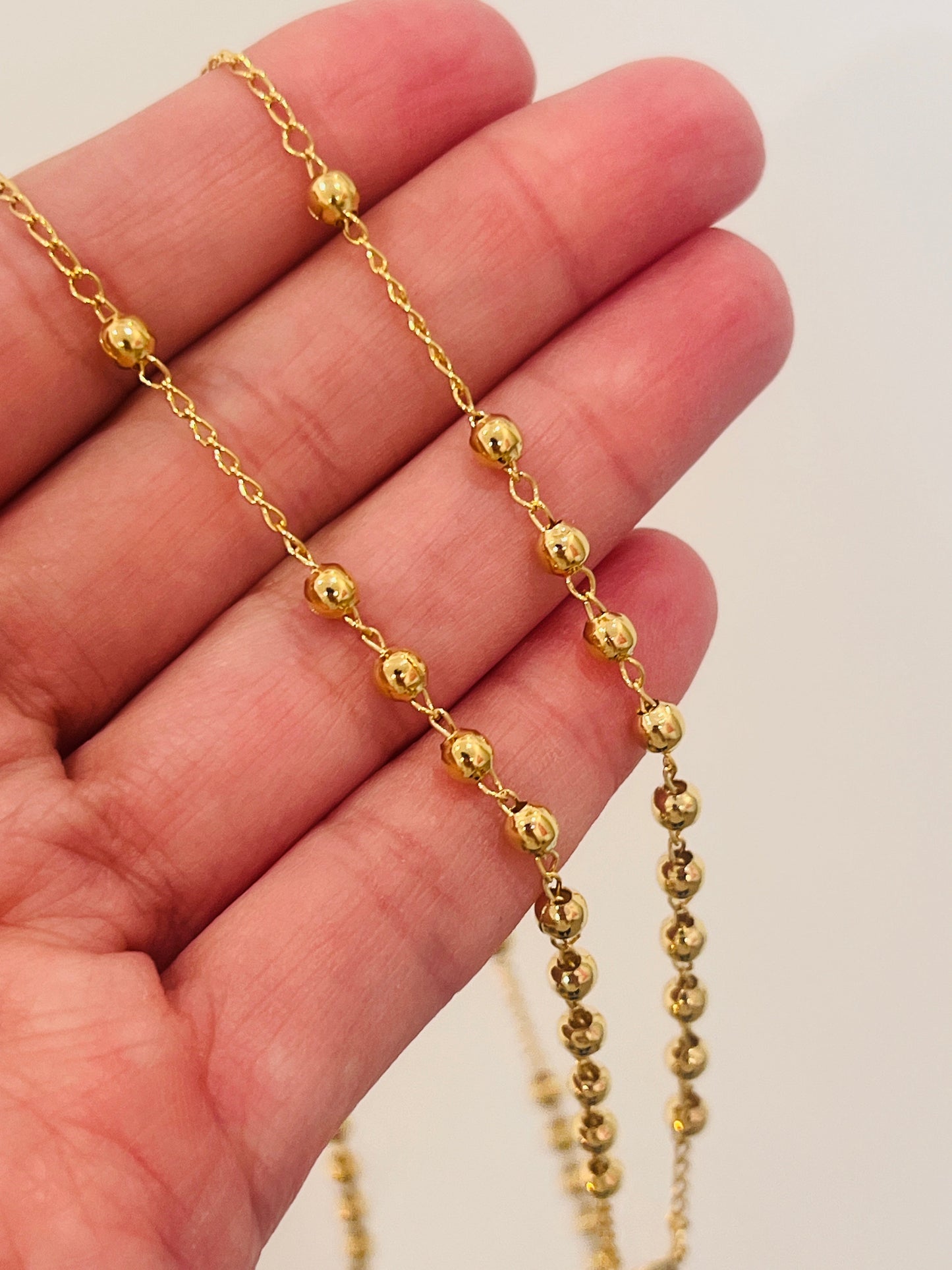 Gold Filled Rosary Necklace | Catholic Prayer Jewelry for Men & Women by HAUS OF MONOGRAM