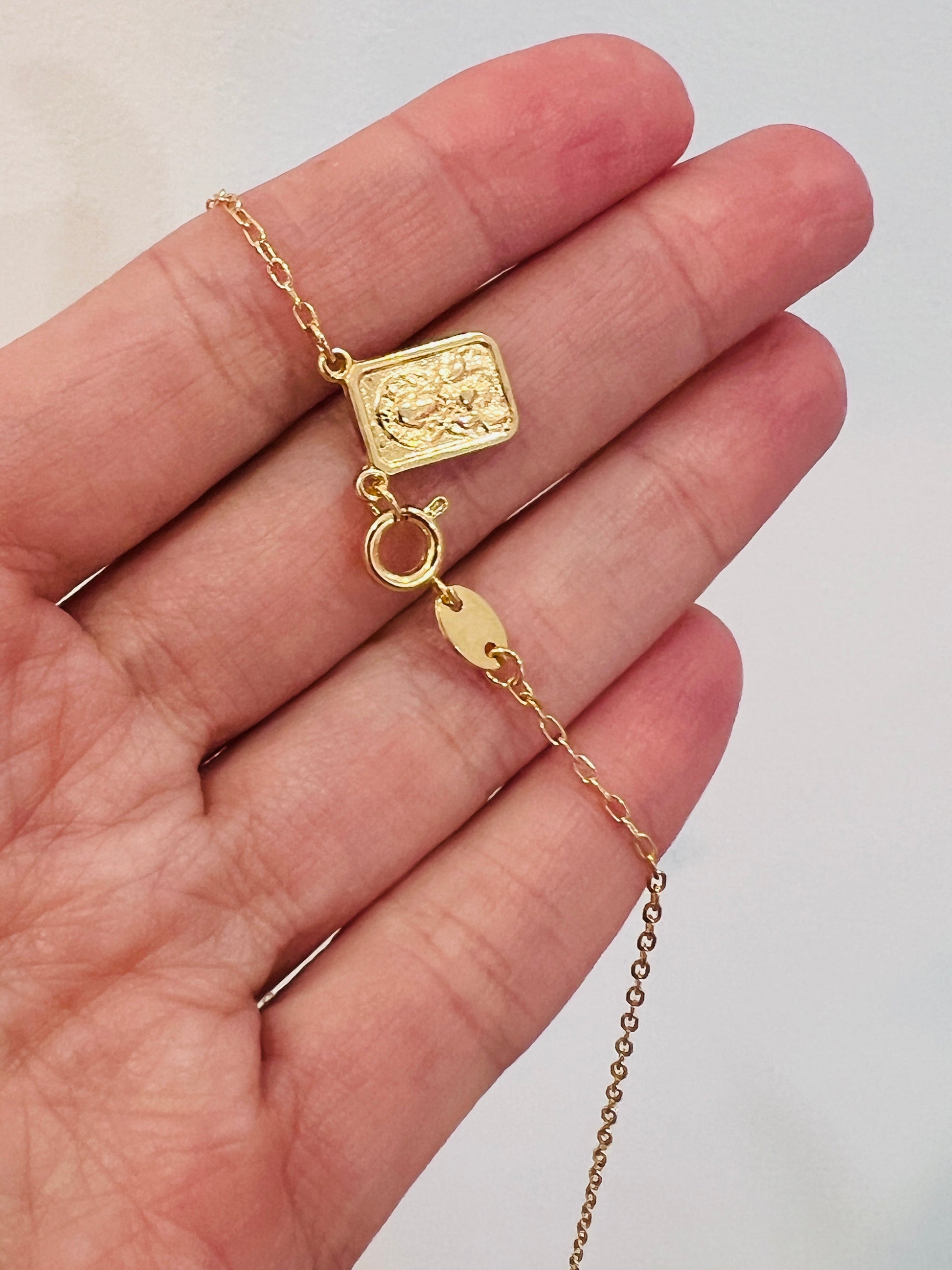 Gold Filled Scapulary Necklace | Classic 25" Faith-Inspired Layer by HAUS OF MONOGRAM - Necklaces, , HOM-1-3311