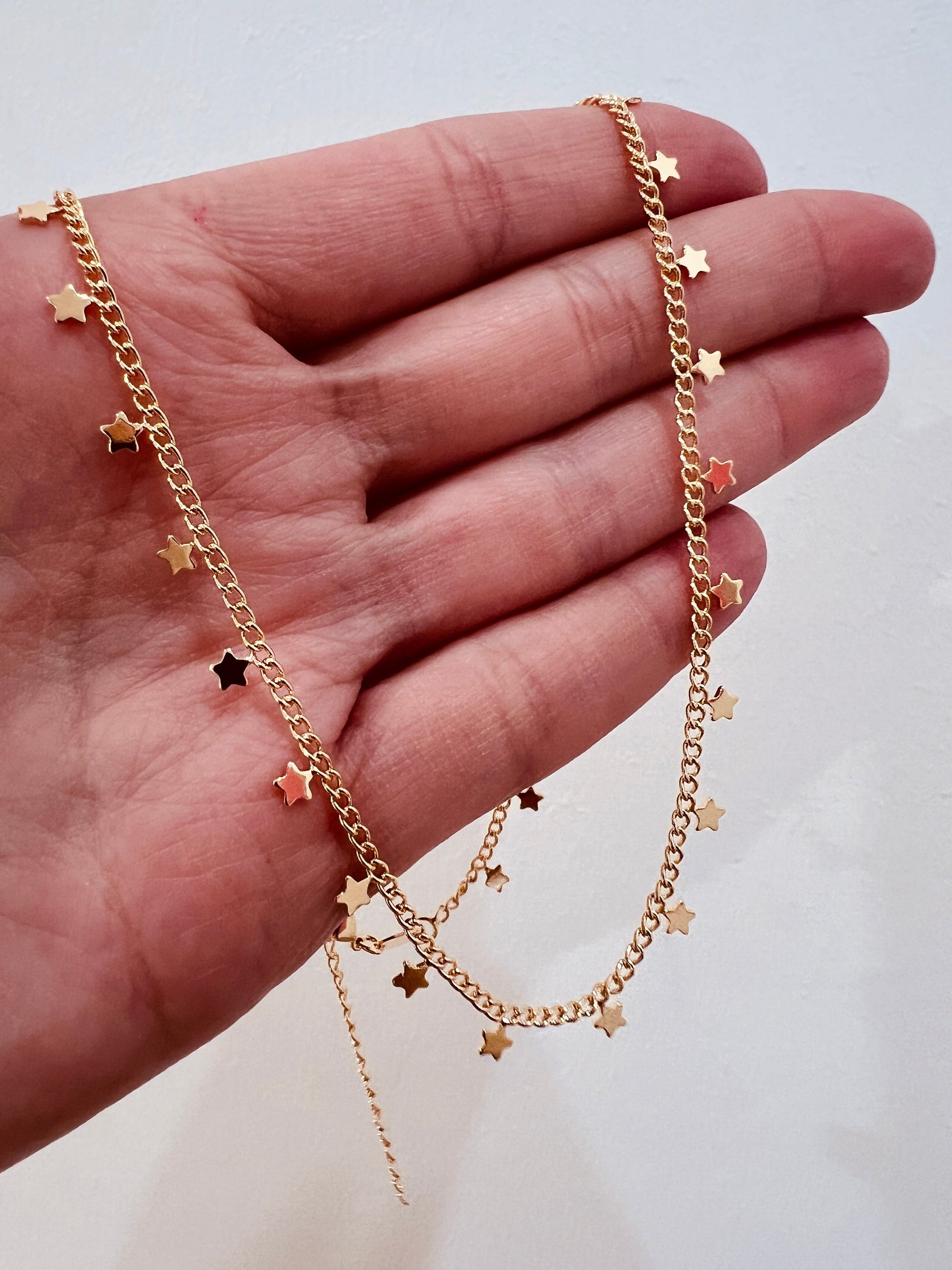 18KT Gold Filled Necklaces, Gold Filled Star Necklace | Dainty 18kt Gold Celestial Jewelry by HAUS OF MONOGRAM
