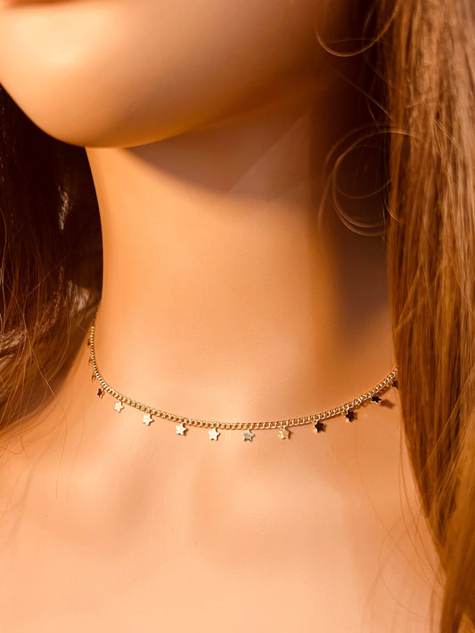 18KT Gold Filled Necklaces, Gold Filled Star Necklace | Dainty 18kt Gold Celestial Jewelry by HAUS OF MONOGRAM