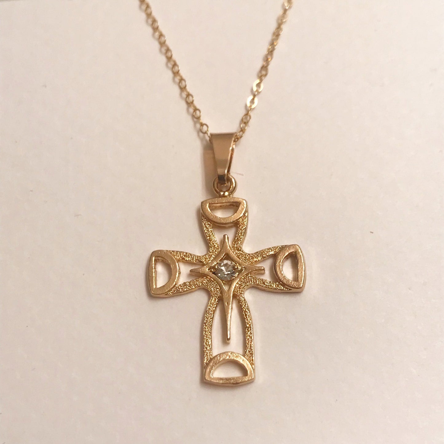 Gold Filled Cross Necklace | Classic Religious Pendant