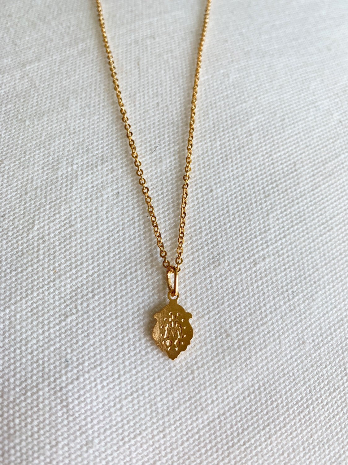 Gold Filled Miraculous Medal Necklace | Symbolic Everyday Grace