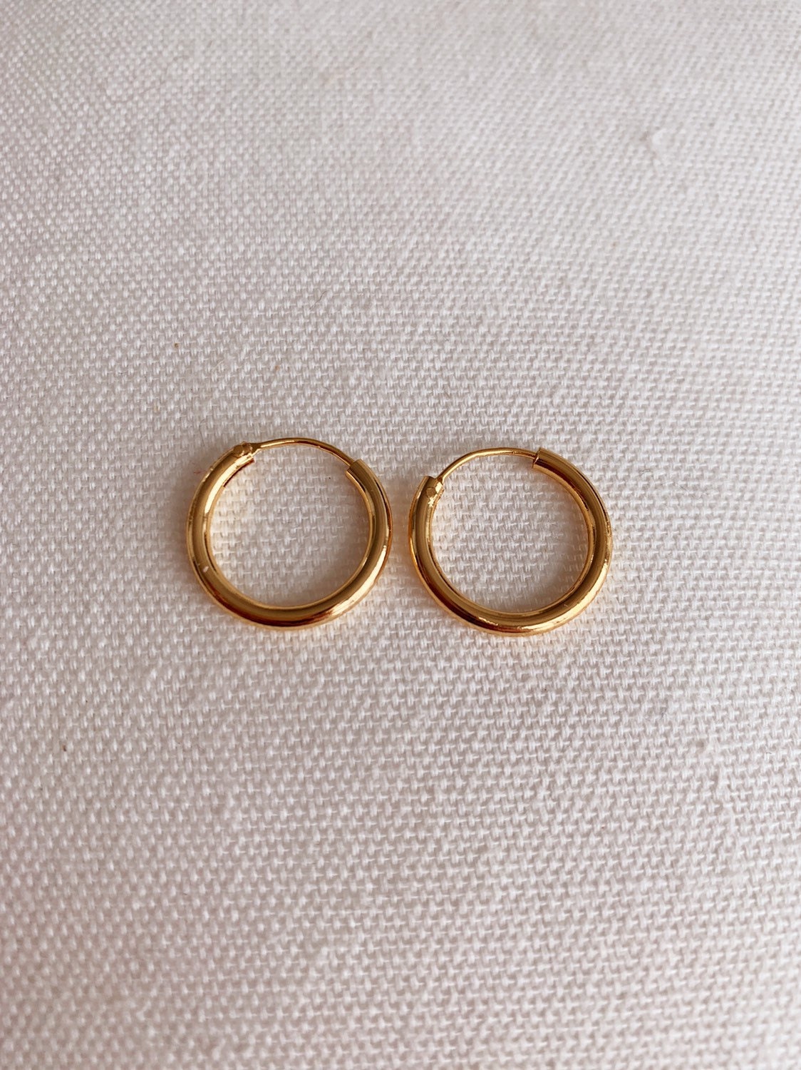 Gold Filled 18mm Mini Hoops