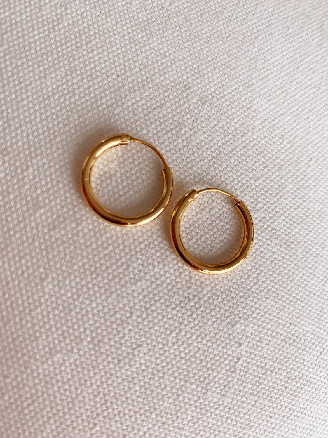 Gold Filled 18mm Mini Hoops
