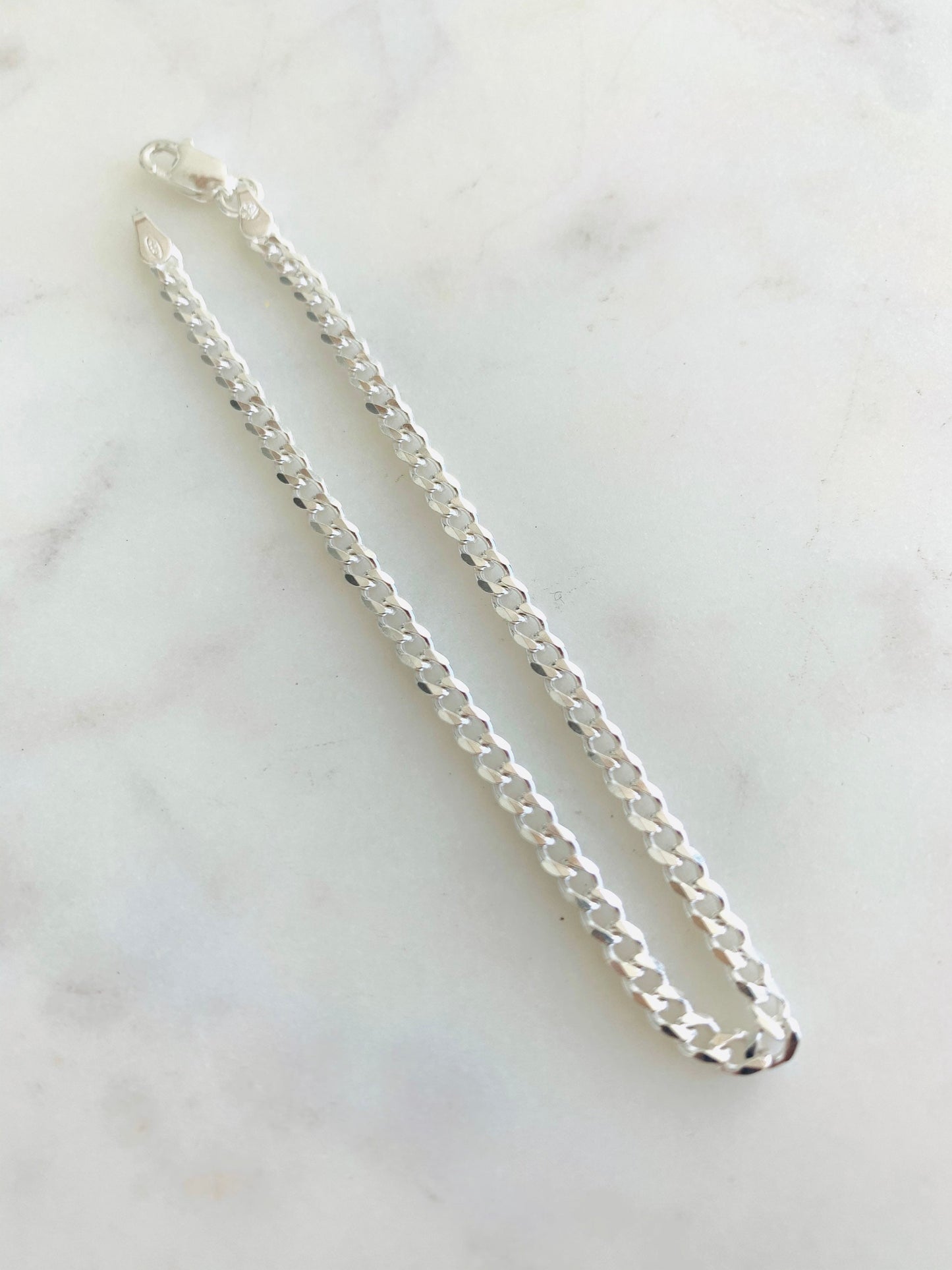Sterling Silver 3mm Curb Bracelet | Classic Everyday Essential