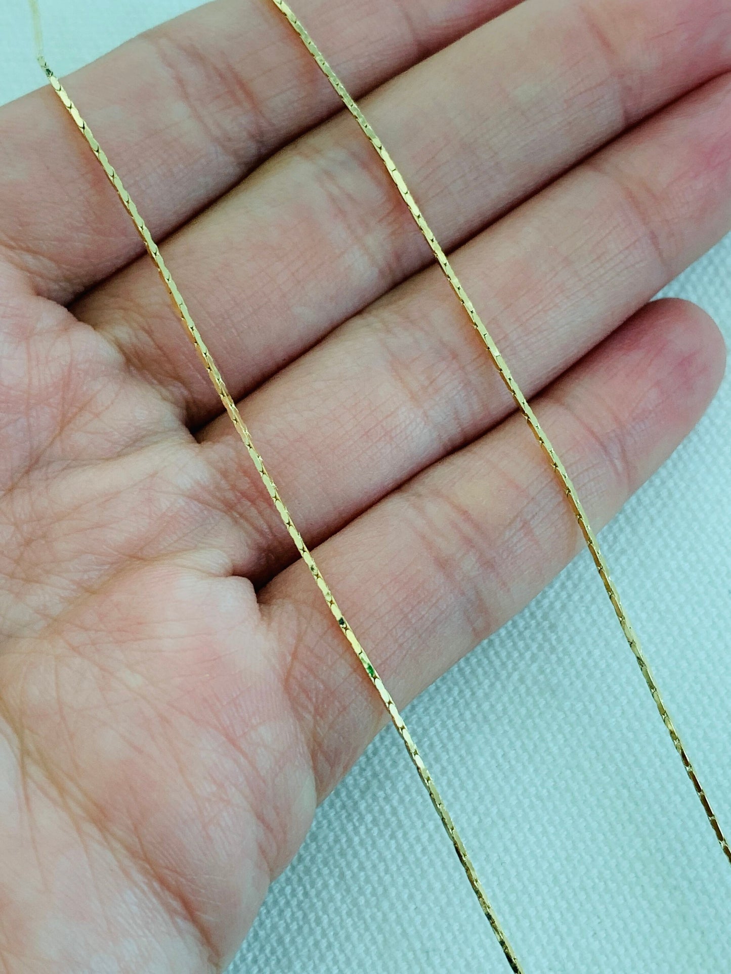 Gold Filled Tricolor Charm Necklace | 18" Dainty Accent