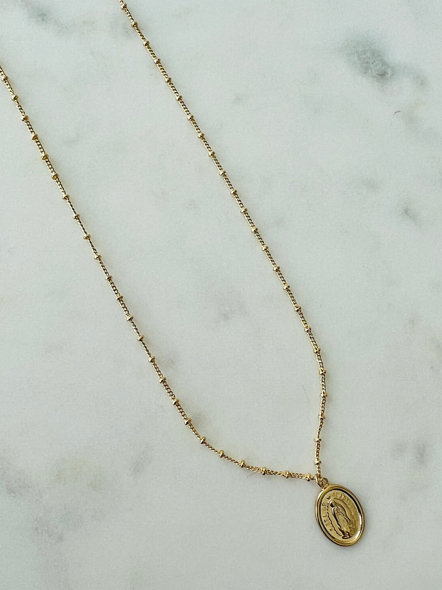 Gold Filled Our Lady of Guadalupe Necklace | Faith & Elegance