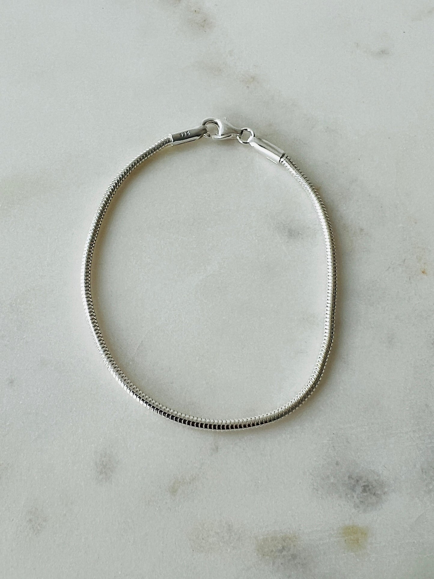 Sterling Silver 2mm Curb Bracelet | Adjustable Chain Style