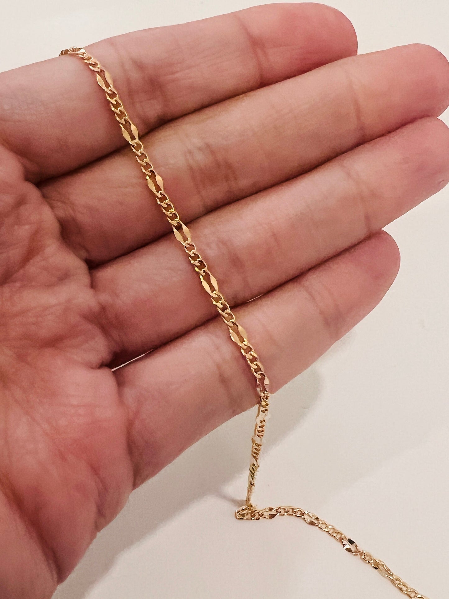 Gold Filled 1mm Curb Bracelet | Delicate Everyday 18K Gold Chain
