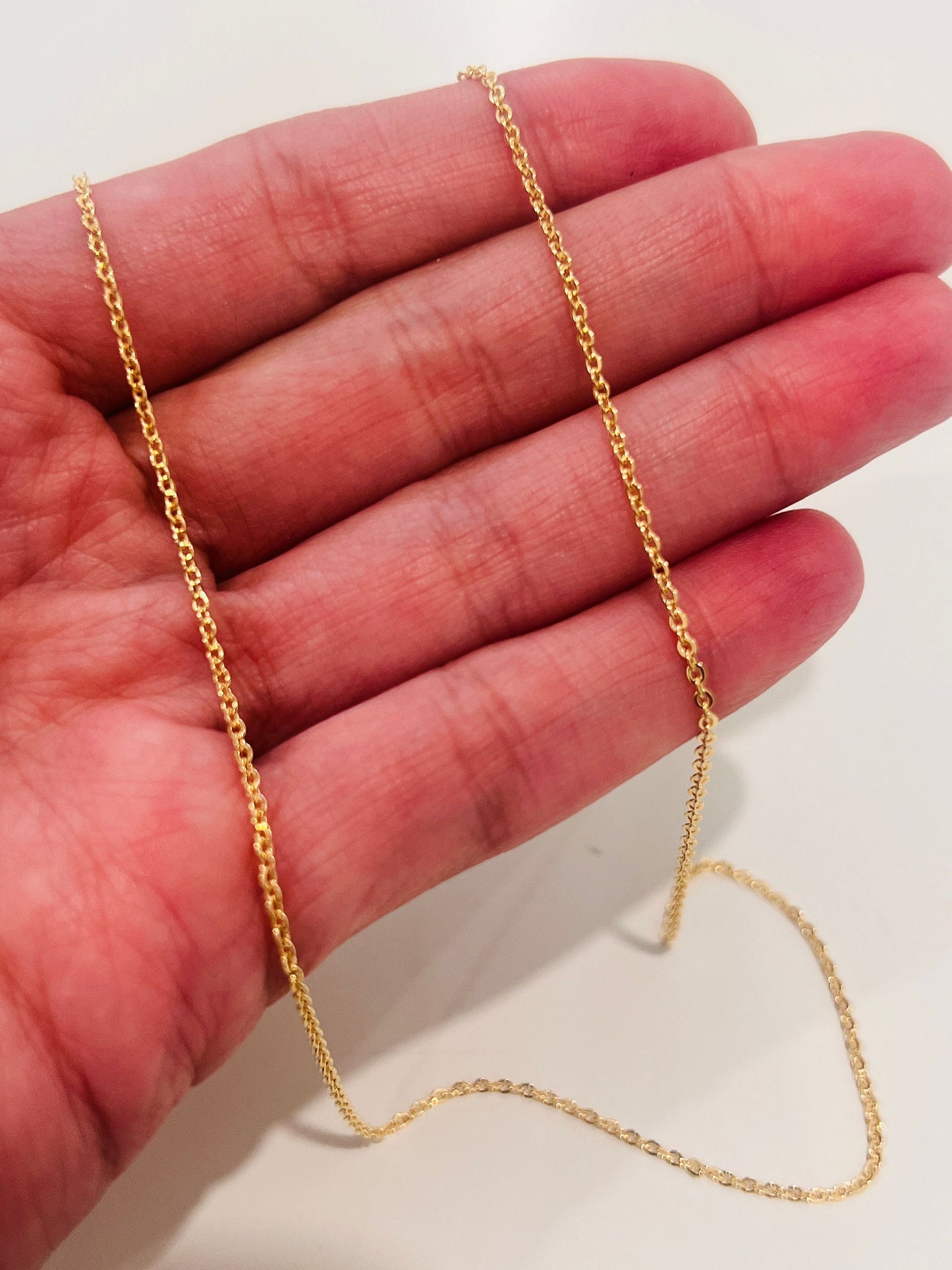 Gold Filled 1mm Rolo Necklace | Delicate Everyday Staple