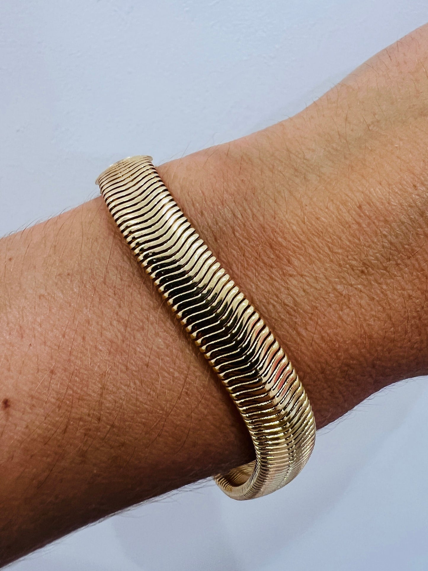 Gold Filled 9mm Magic Herringbone Bracelet | Bold Shine, Effortless Glam