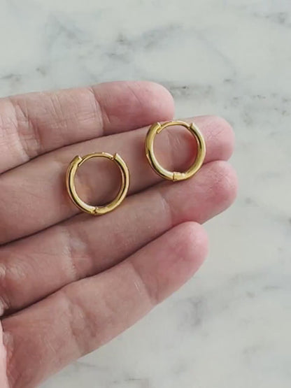 Tiny Hoop Earrings, Gold Hoop Earrings, Mini Hoop Earrings, Small Hoop Earrings, Gold Tiny Hoop, Gold Filled Hoops, Dainty Gold Earrings
