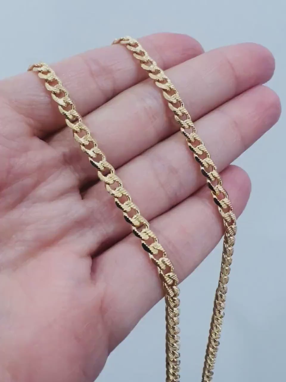 Men's Chain, Cuban Link Chain, Gold Filled Necklace, Mens Jewelry, Mens Necklace, Mens Gift,Jewelry for Men,Necklace for Men,Present for Men