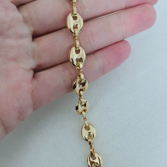 Gold Filled Men's Bracelet,Link Bracelet, Gold Bracelet, Bracelet,Bracelet for Men,Men's Jewelry, Men's Gold Filled Bracelet, Chain Bracelet