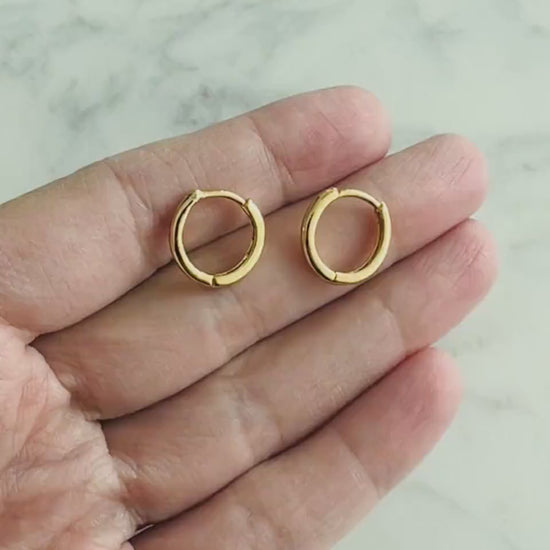 Tiny Hoop Earrings, Gold Hoop Earrings, Mini Hoop Earrings, Small Hoop Earrings, Gold Tiny Hoop, Gold Filled Hoops, Dainty Gold Earrings
