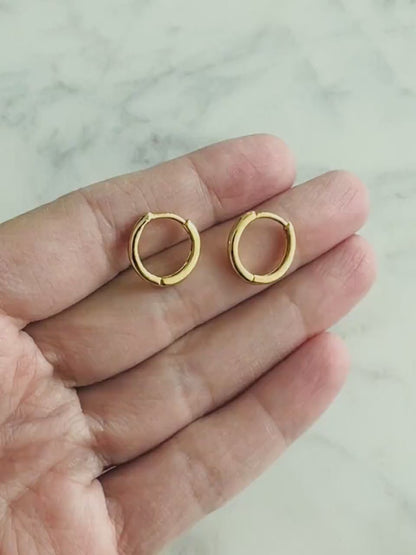 Tiny Hoop Earrings, Gold Hoop Earrings, Mini Hoop Earrings, Small Hoop Earrings, Gold Tiny Hoop, Gold Filled Hoops, Dainty Gold Earrings
