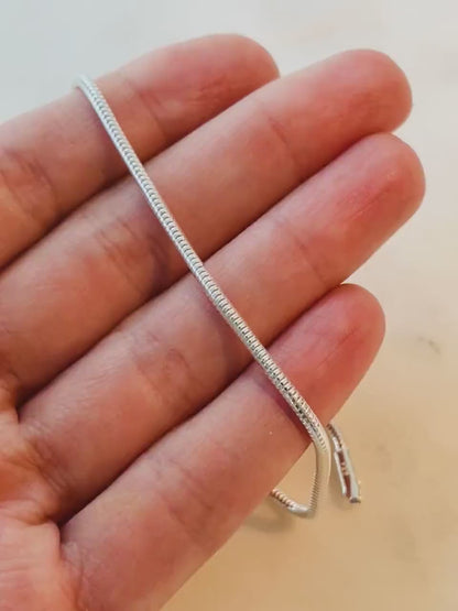 Snake Bracelet, Sterling silver Bracelet, Thin Bracelet, Delicate Bracelet, Layering Bracelet, Dainty Bracelet, Snake Chain Bracelet, Silver