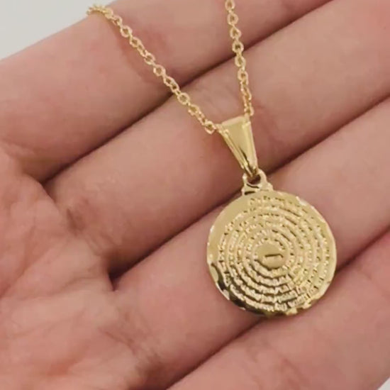 Our Father Necklace, Prayer Necklace, Religious Jewelry, Prayer Jewelry, Prayer Pendant, The Lord's Prayer Necklace, Gold Filled Necklace