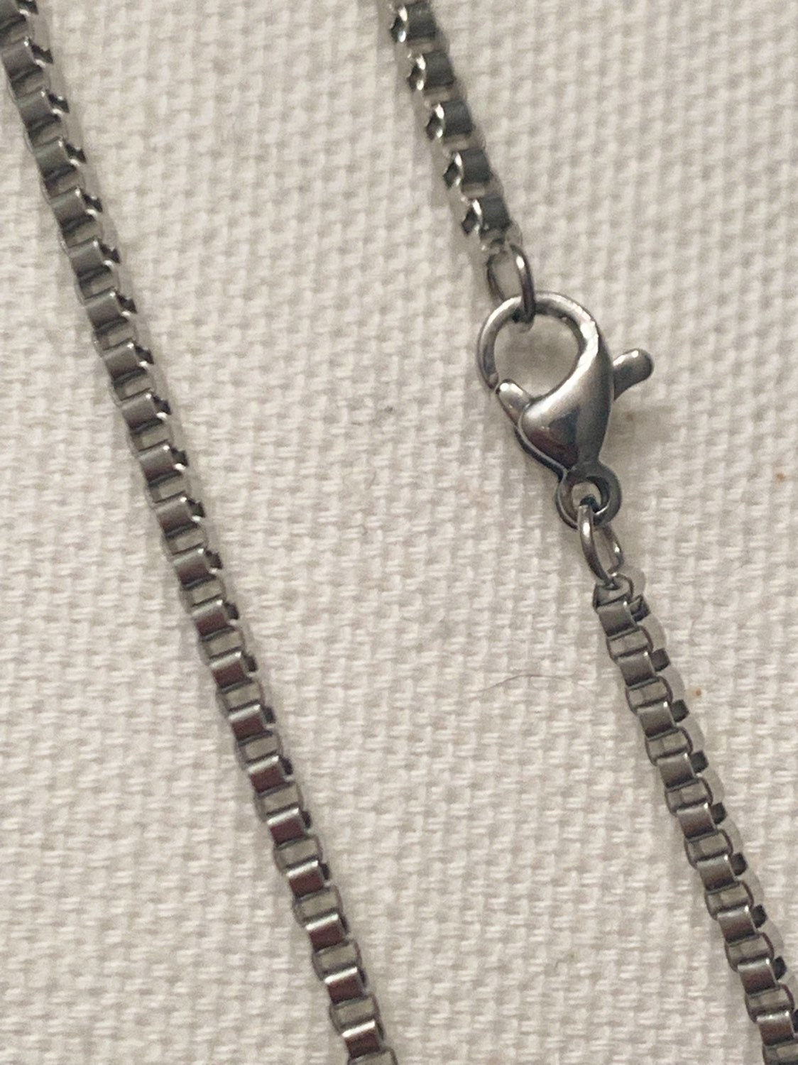 Stainless Steel 2mm Box Chain | Classic Everyday Chain Necklace by HAUS OF MONOGRAM - Men's Chains, 16", HOM-4-3136-16