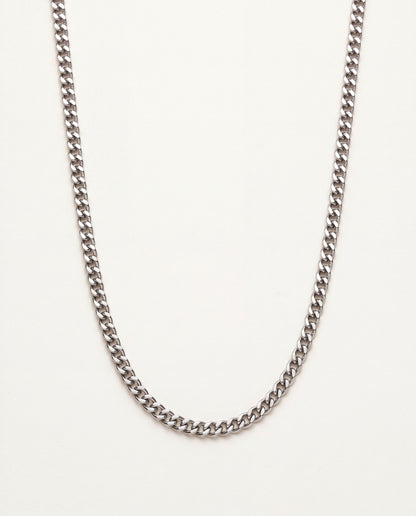Stainless Steel 2mm Curb Chain Necklace | Unisex Style by HAUS OF MONOGRAM