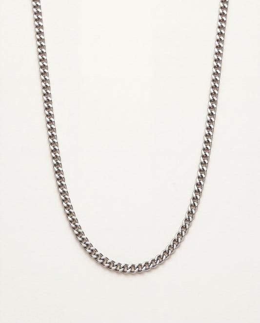 Stainless Steel 2mm Curb Chain Necklace | Unisex Style by HAUS OF MONOGRAM