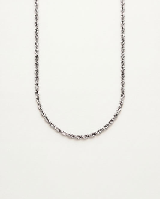 Stainless Steel 2mm Rope Necklace | Durable Everyday Chain by HAUS OF MONOGRAM