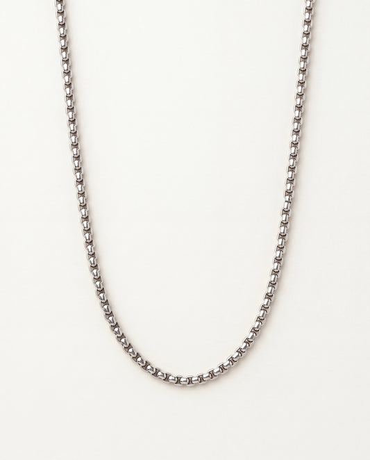 Stainless Steel 3.5mm Box Link Chain | Bold Everyday Chain by HAUS OF MONOGRAM