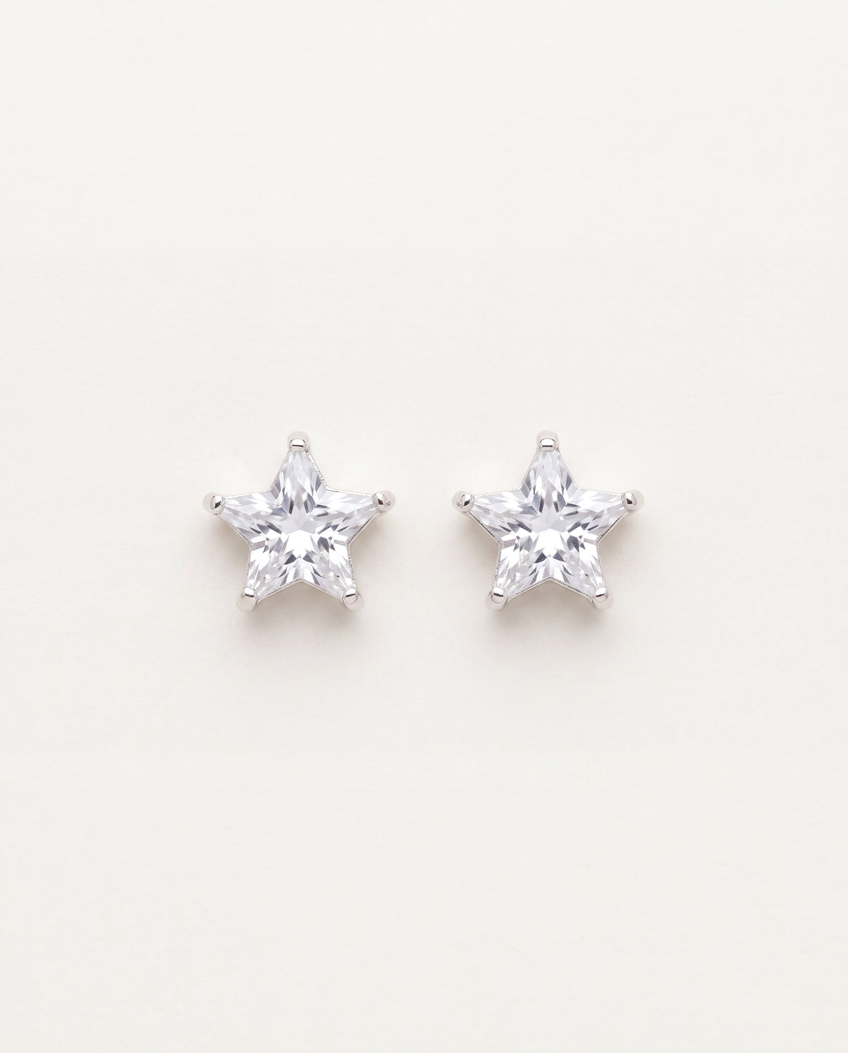 925 Sterling Silver Earrings, Sterling Silver 7mm CZ Star Studs | Hypoallergenic Shine by HAUS OF MONOGRAM