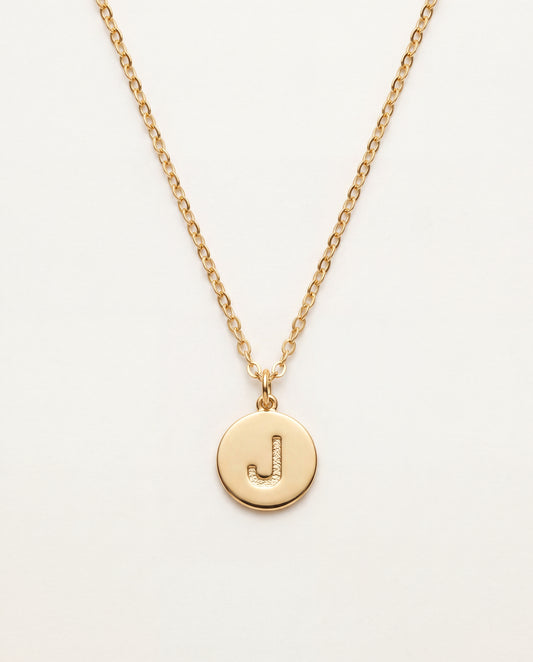 925 Sterling Silver Necklaces, Sterling Silver Initial Necklace | Personalized Letter Charm by HAUS OF MONOGRAM