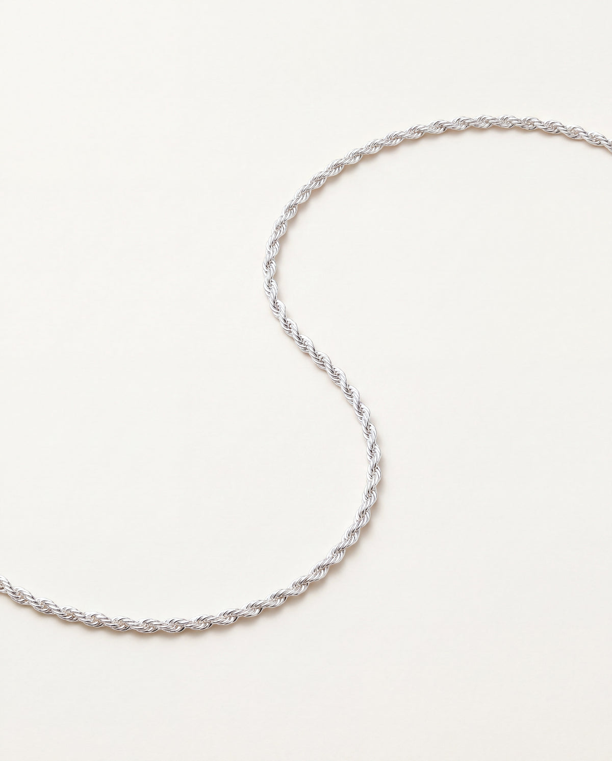 925 Sterling Silver Anklets, Sterling Silver Rope Anklet | 1mm Dainty Everyday Chain by HAUS OF MONOGRAM