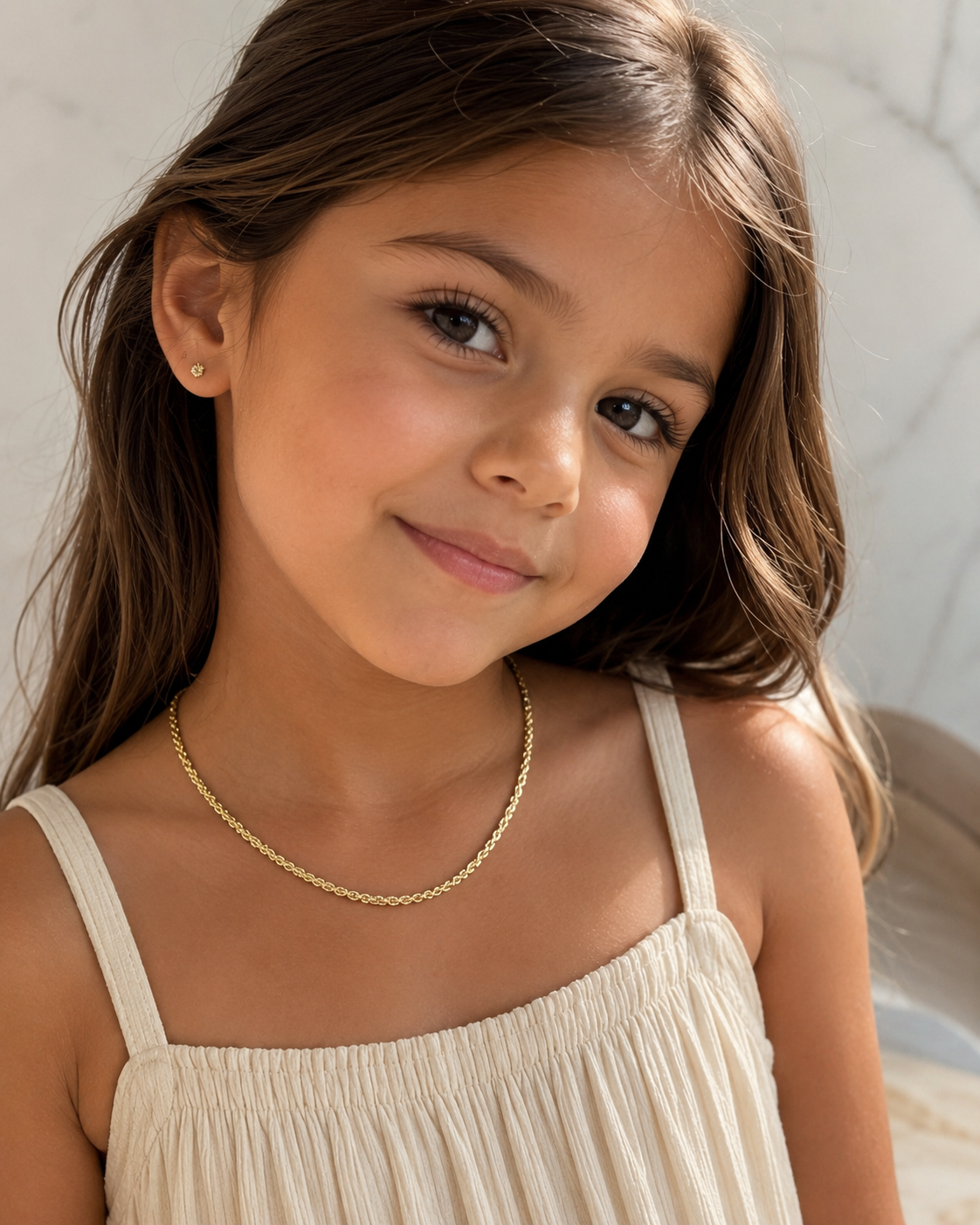 Gold Filled 2.5mm Woven Necklace