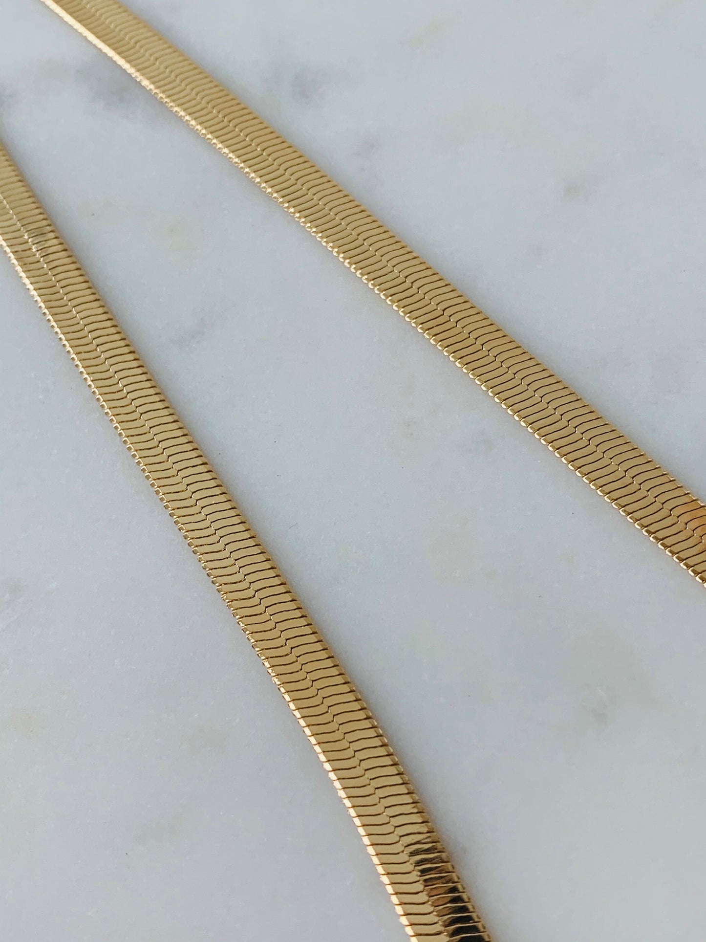 Herringbone Chain, Gold Filled Necklace, Layering Necklace, Gold Necklace, Chunky Necklace, Gift for Her,Everyday Necklace,Herringbone,Chain