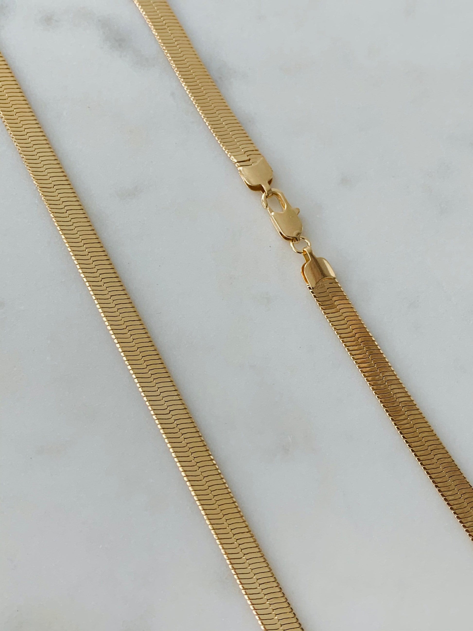 Herringbone Chain, Gold Filled Necklace, Layering Necklace, Gold Necklace, Chunky Necklace, Gift for Her,Everyday Necklace,Herringbone,Chain