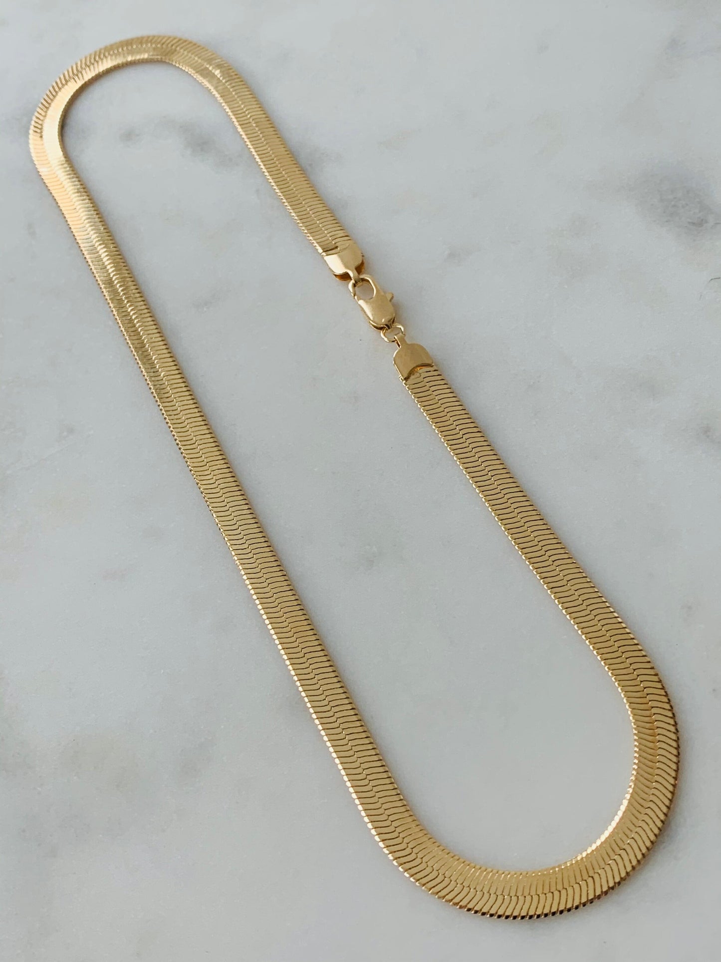 Herringbone Chain, Gold Filled Necklace, Layering Necklace, Gold Necklace, Chunky Necklace, Gift for Her,Everyday Necklace,Herringbone,Chain