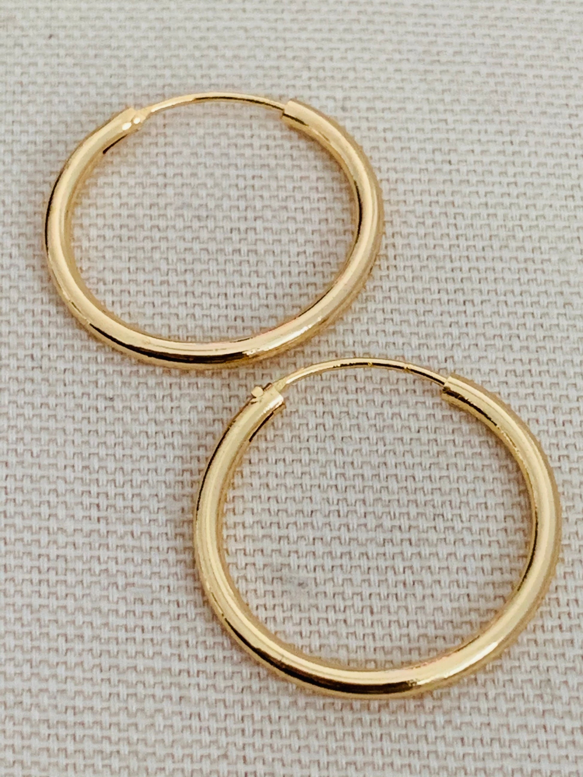 Thin Gold Hoop Earrings, Hoop Earrings, Gold Filled Earrings, Thin Hoop Earrings, Minimalist Jewelry, Simple Hoop Earrings,
