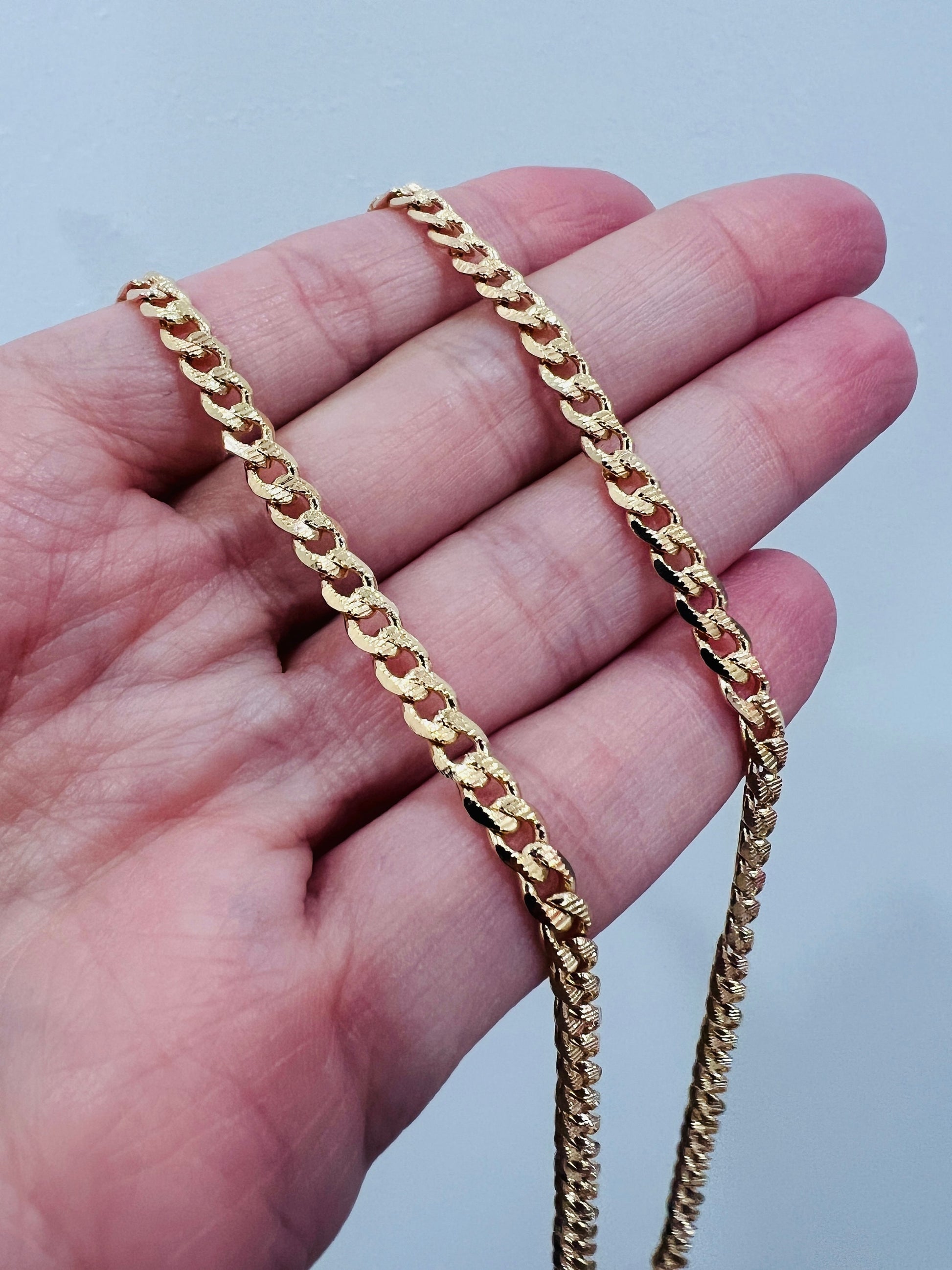 Men's Chain, Cuban Link Chain, Gold Filled Necklace, Mens Jewelry, Mens Necklace, Mens Gift,Jewelry for Men,Necklace for Men,Present for Men