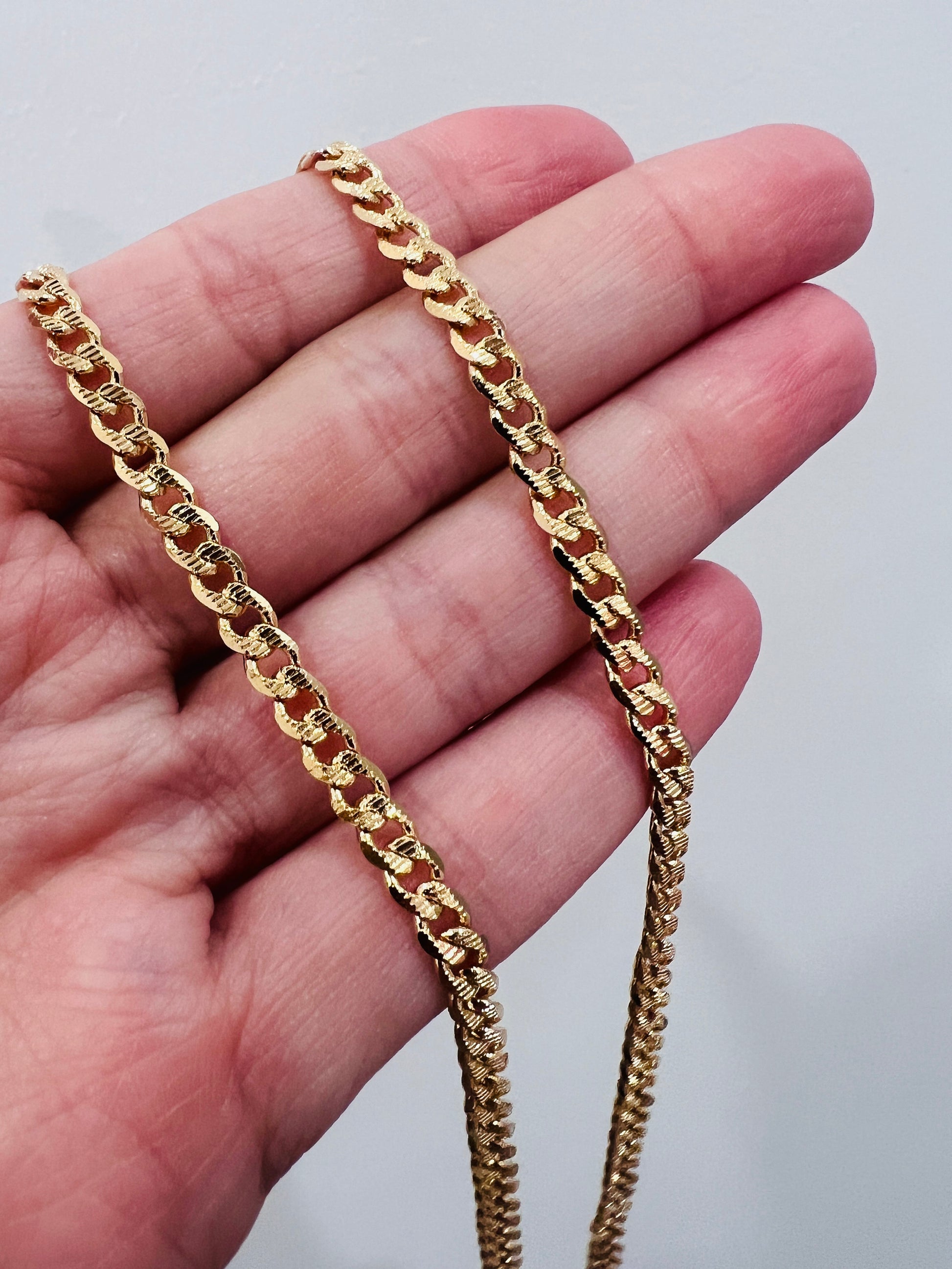 Men's Chain, Cuban Link Chain, Gold Filled Necklace, Mens Jewelry, Mens Necklace, Mens Gift,Jewelry for Men,Necklace for Men,Present for Men