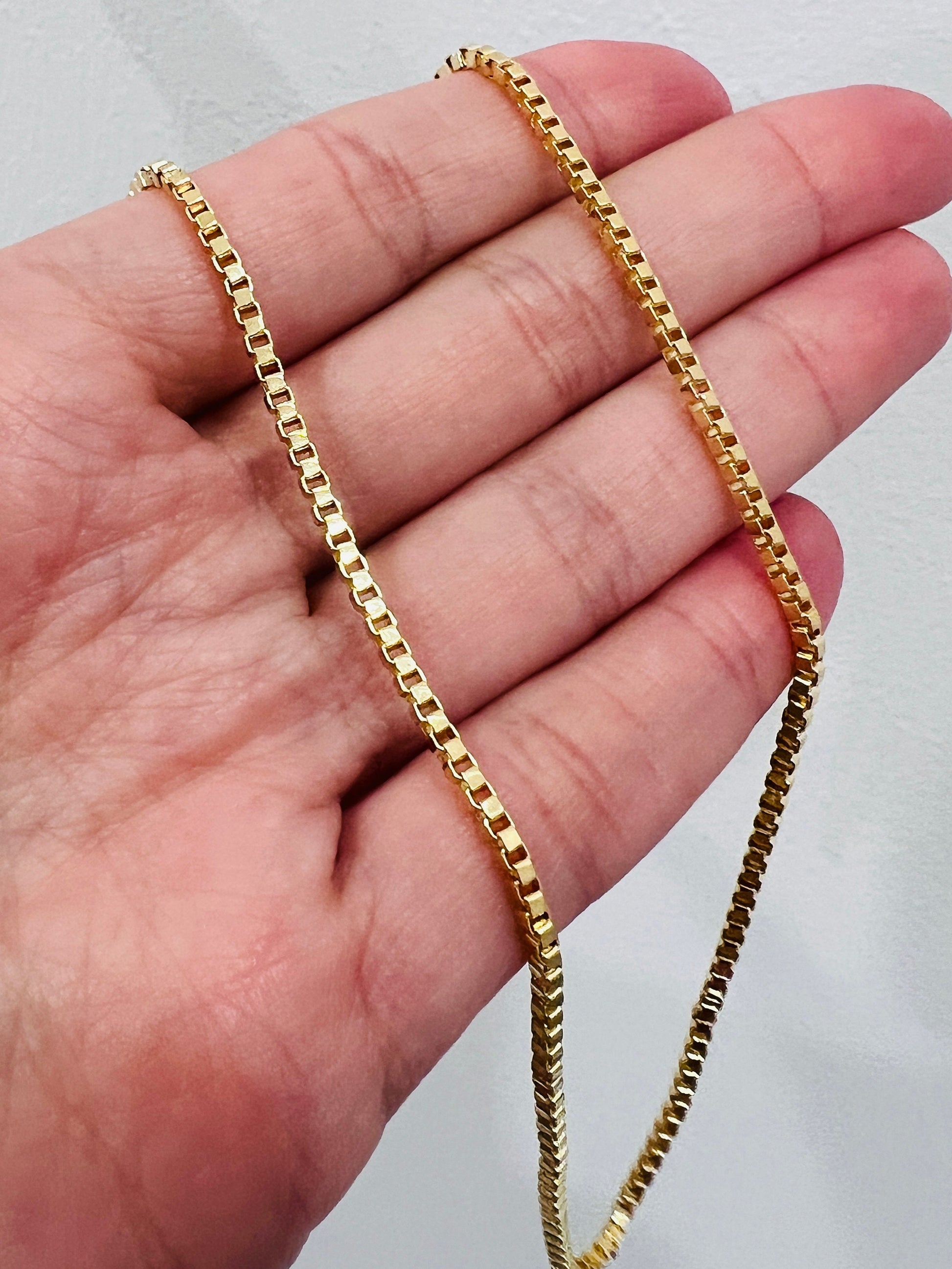 Box Chain, Womens Necklace, Necklace for Women, Gold Filled Necklace, Gold Filled Chain, Gold Chain, Gold Necklace,Gold Snake Chain, Snake